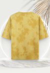 Unisex Yellow Tie Dye Oversized T-Shirt