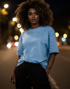 Unisex Baby Blue Terry Oversized T-Shirt