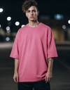 Unisex Flamingo Terry Oversized T-Shirt