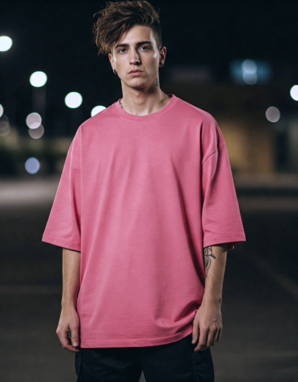 Unisex Flamingo Terry Oversized T-Shirt