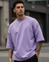 Unisex Lavender Terry Oversized T-Shirt